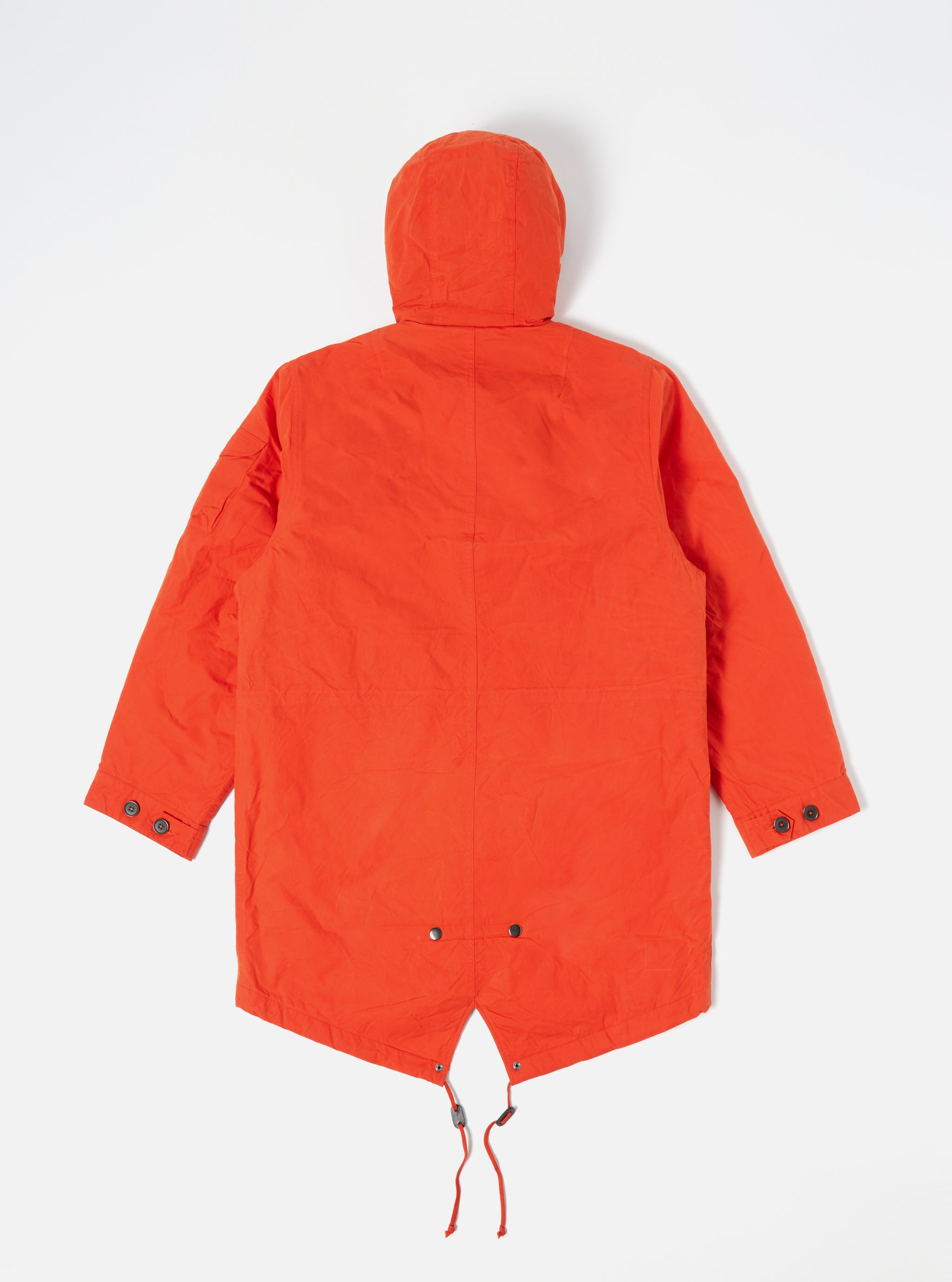 Original parka coat top with orange lining