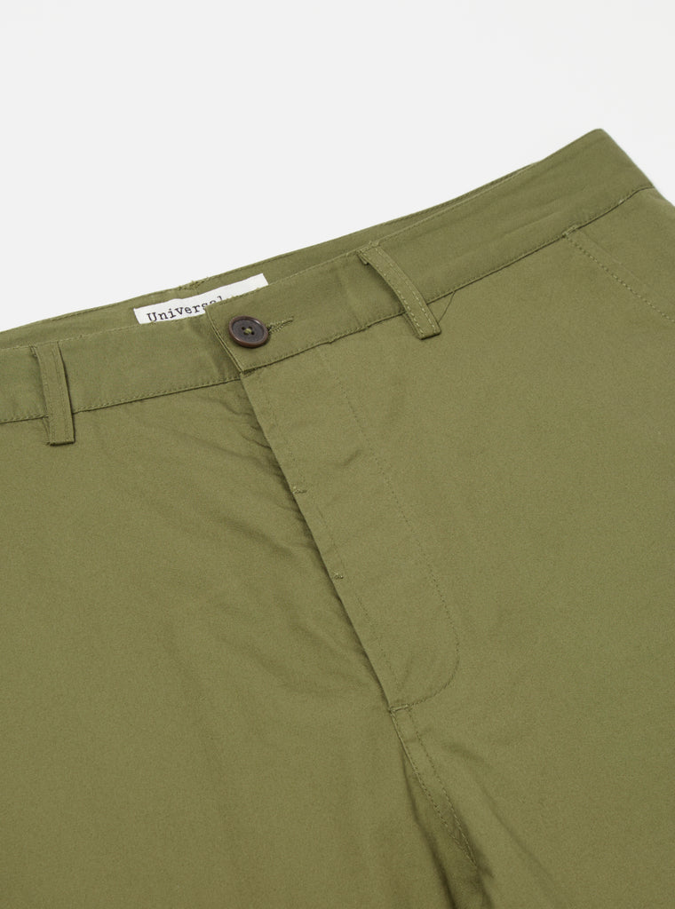 Universal Works RB Chino in Olive Fine Twill