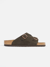 Birkenstock Zürich in Mocha Suede