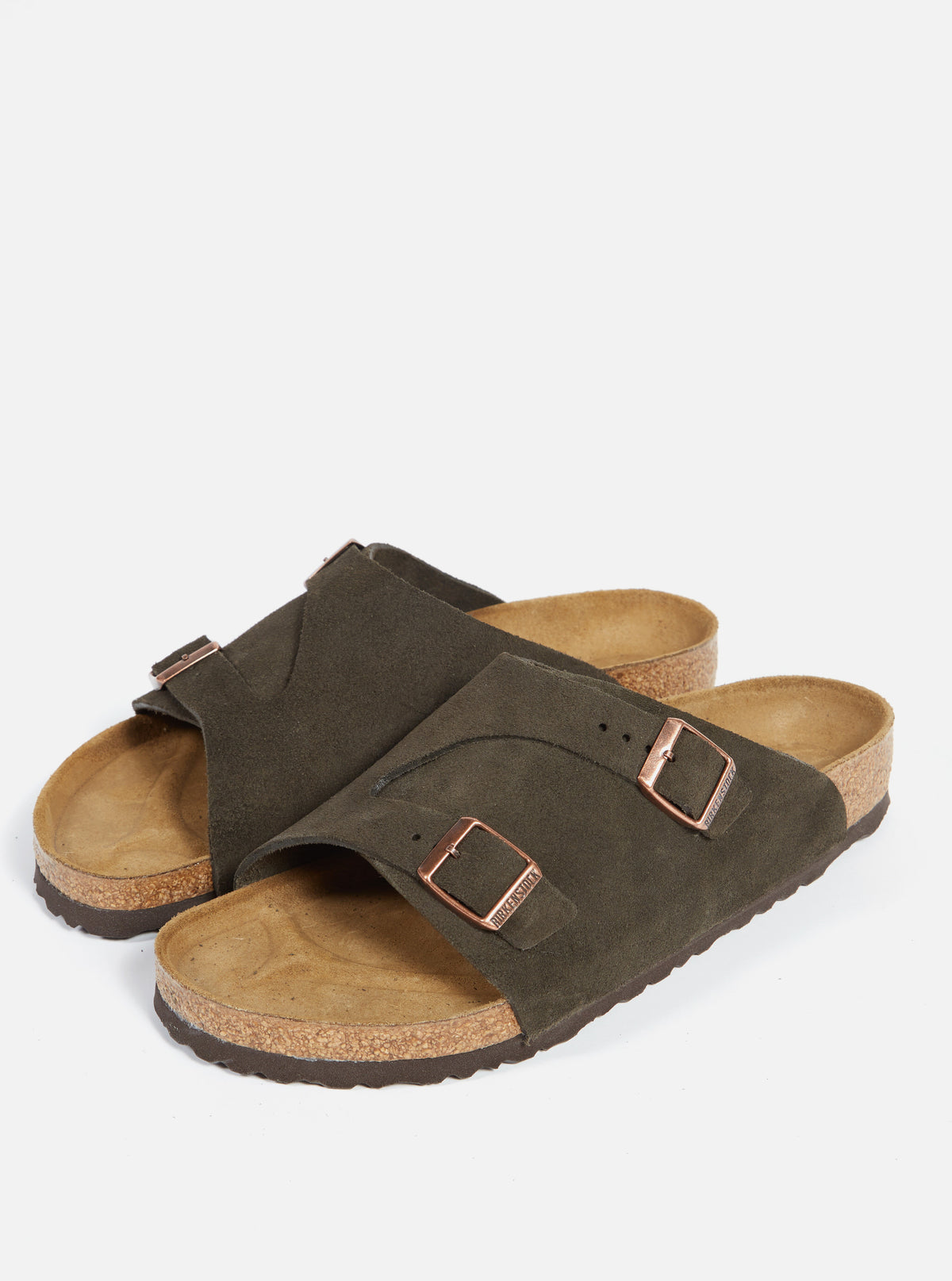 Birkenstock Zürich in Mocha Suede